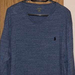 Ralph Lauren v-neck long sleeve shirt.
